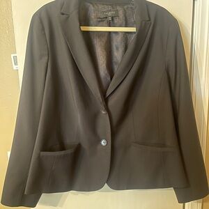 Talbots Women's Suit Jacket 18W Pants 22W Black